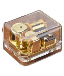 小方形 音樂盒 透明 正方形 音樂盒 MUSIC BOX